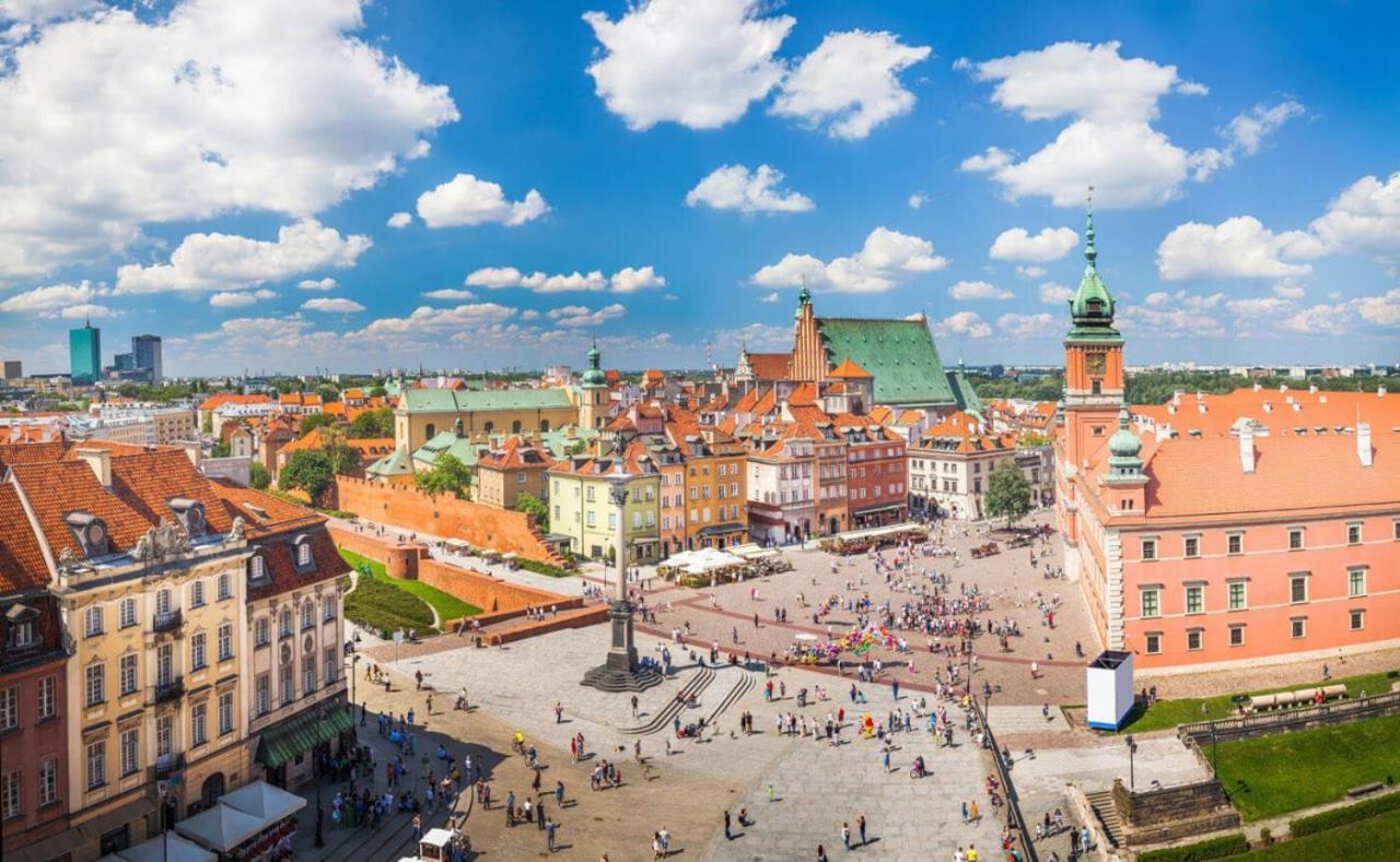 Warsaw Downtown View 3 Rooms 60M2+ Free Garage 2Km Old Town Metro 9Min Tram Dış mekan fotoğraf
