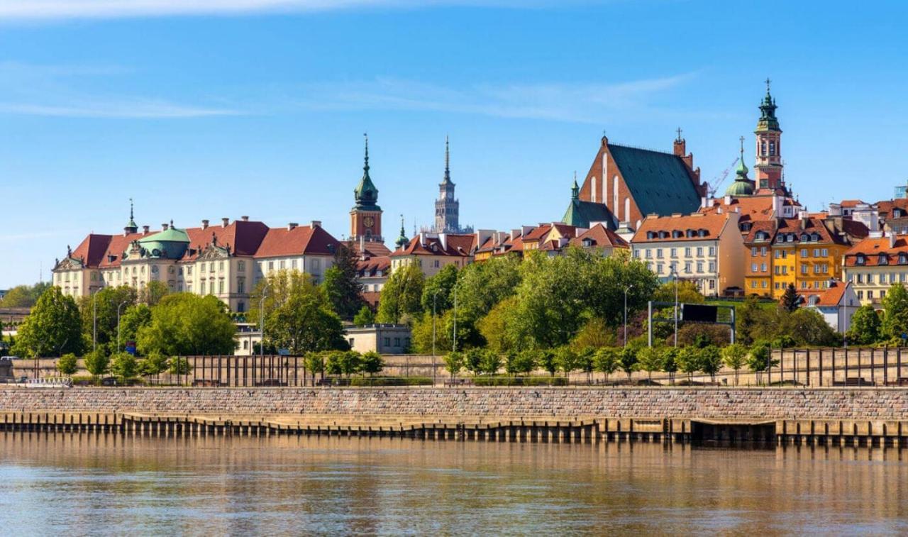 Warsaw Downtown View 3 Rooms 60M2+ Free Garage 2Km Old Town Metro 9Min Tram Dış mekan fotoğraf